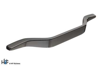 View H1066.160.BC Fleet Bow Handle Black Chrome 160mm Hole Centre offered by HiF Kitchens