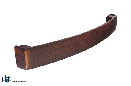 Added H1081.320.BC Kitchen Bow Handle 320mm Burnt Copper Effect To Basket