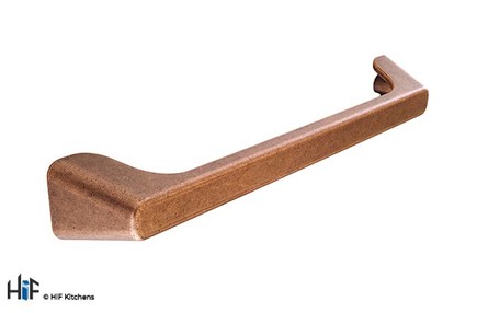View H1085.160.AC Hoxton D Handle Aged Copper 160mm Hole Centre offered by HiF Kitchens