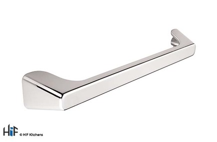View H1085.160.CH Hoxton D Handle Polished Chrome 160mm Hole Centre offered by HiF Kitchens