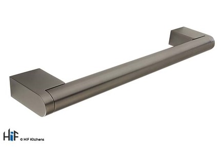 View H109.188.BS Thorpe Boss Bar Handle Satin Black 188mm Hole Centre offered by HiF Kitchens