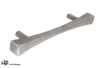 View H1101.128.PE Tapered Bar Handle 128mm Pewter  offered by HiF Kitchens