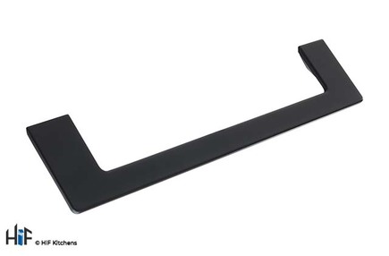 View H1132.160.MB Camden D Handle Matt Black 160mm Hole Centre offered by HiF Kitchens