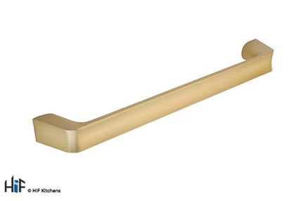 Added H1133.160.BHB Kitchen D Handle 340mm Wide Brushed Brass To Basket