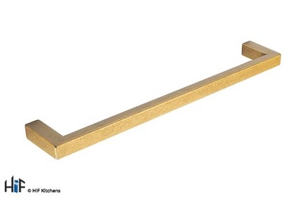 Added H1137.160.AGB Kitchen Bar Handle 168mm Wide Aged Brass To Basket