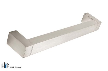 View H536.160.SS Clifton D Handle Square Brushed Stainless Steel Effect offered by HiF Kitchens