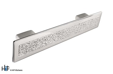 View H768.128.CH Kensington D Handle Polished Chrome 128mm Hole Centre offered by HiF Kitchens