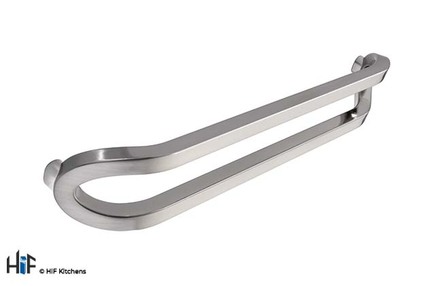 Added H837.192.SS Melton Open D Handle Stainless Steel Effect To Basket