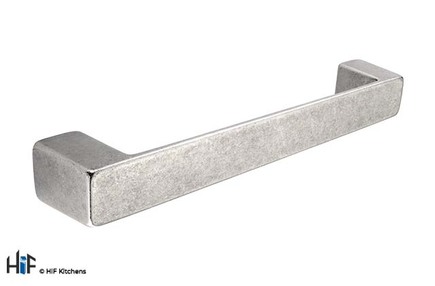 Added H869.160.AS Kilburn D Handle Antique Silver Effect 160mm Hole Centres To Basket