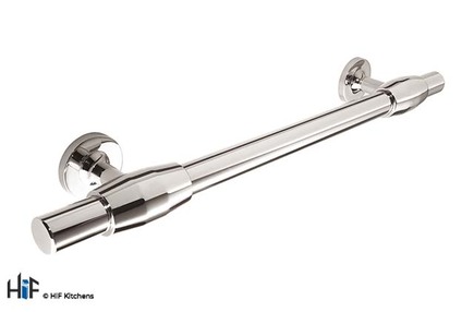 View H882.160.BN Bedford Bar Handle Polished Nickel 160mm Hole Centre offered by HiF Kitchens
