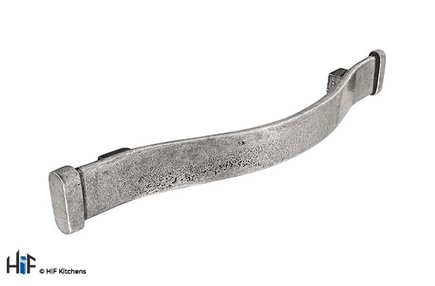 View H887.128.PE Hampshire Bow Handle Polished Pewter 128mm Hole Centre offered by HiF Kitchens