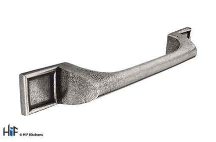 Added H890.128.PE D Handle Polished Pewter 128mm Hole Centre To Basket