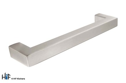 View H918.160.SS Carlton D Handle Square Polished Stainless Steel Effect offered by HiF Kitchens