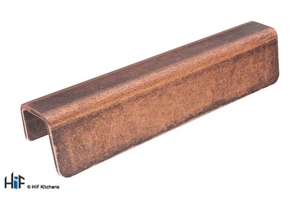 View H1134.96.AC Hatton D Handle Aged Copper 96mm Hole Centre offered by HiF Kitchens