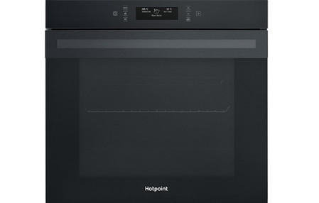 View Hotpoint Single Oven Pyrolytic Touch Control Blackline SI9891SPBM offered by HiF Kitchens