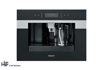 View Hotpoint Class 9 CM9945H Built-in Coffee Machine 45cm - Black offered by HiF Kitchens