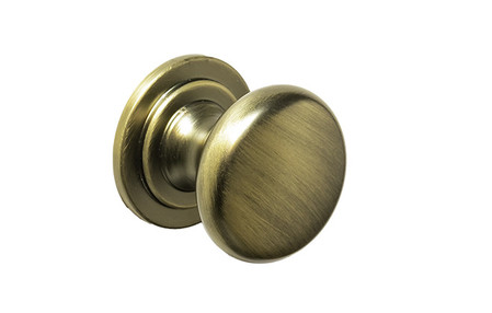 Added Harton K1118.31.AGB Knob Handle Aged Brass To Basket