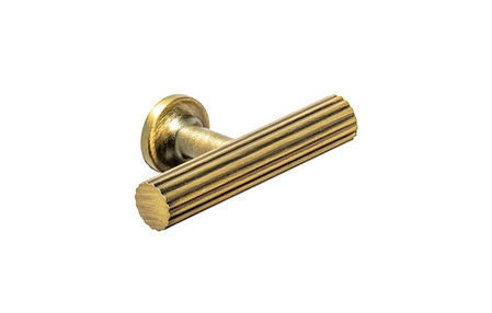 View Strand H1143.60.AGB T Bar Handle Brass Second Nature  offered by HiF Kitchens