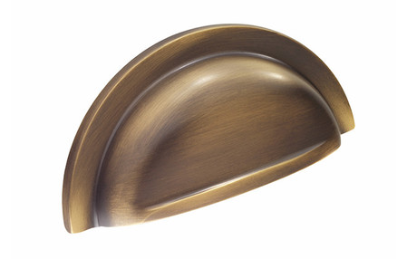 View H1127.76.BR Collingwood Cup Handle Antique Bronze 76mm Hole centre offered by HiF Kitchens