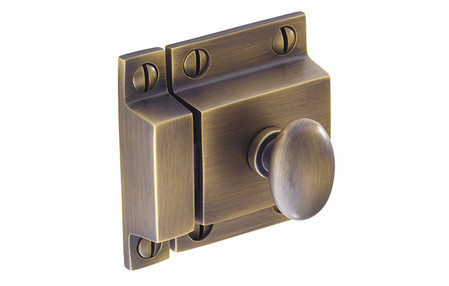 View H1117.50.BR Wellington Latch Handle Antique Bronze offered by HiF Kitchens