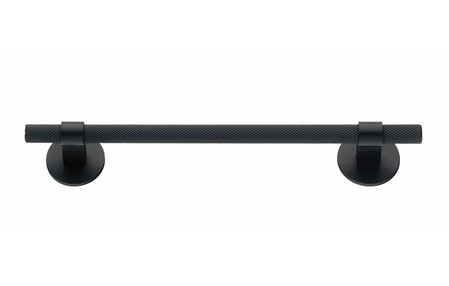 View Knurled H1126.257B383MB Bar Handle Matt Black offered by HiF Kitchens