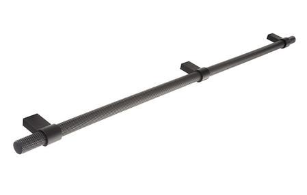 View Knurled H1126.448.MB Bar Handle Matt Black offered by HiF Kitchens