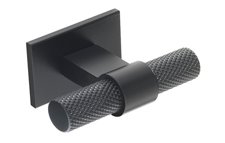 View Knurled H1125.35B385MB T Handle Matt Black offered by HiF Kitchens