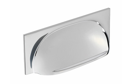 View Marton H1116.96.CH Cup Handle Polished Chrome 96mm Hole Centre offered by HiF Kitchens