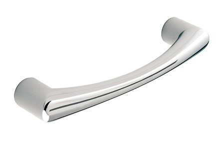 View Mickley 11.2620.CH D Handle Polished Chrome 128mm Hole Centre offered by HiF Kitchens