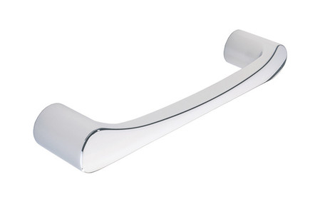 View Moss H673.192.CH D Handle Polished Chrome 192mm Hole Centre offered by HiF Kitchens