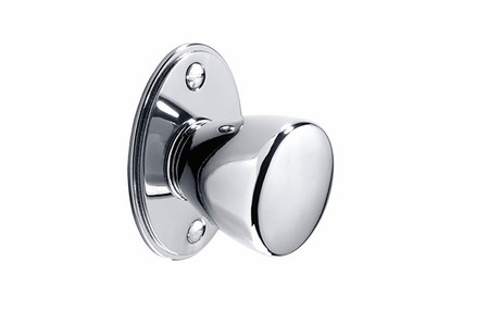 View Yeadon K1000.35.CH Knob Polished Chrome 43mm Hole Centre offered by HiF Kitchens