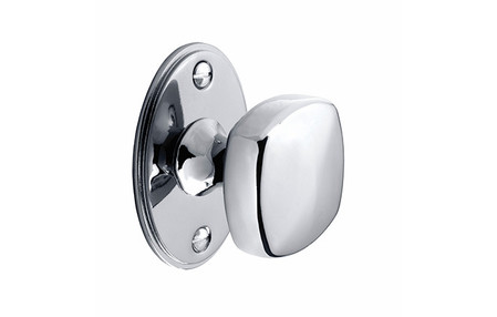 View Yeadon K999.38.CH Knob Polished Chrome 43mm Hole Centre offered by HiF Kitchens