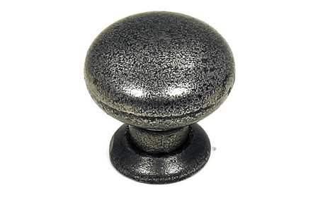 View Bowburn K375.35.CI Knob Antique Cast Iron Central Hole Centre offered by HiF Kitchens