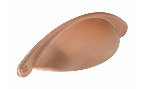 Added Barton H1092.64.CO Cup Handle Bright Copper 64mm Hole Centre To Basket
