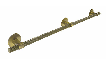 Added Knurled H1126448B383AGB Bar Handle Brass To Basket