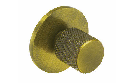 Added Knurled K1111.20B383AGB Knob Handle Aged Brass To Basket