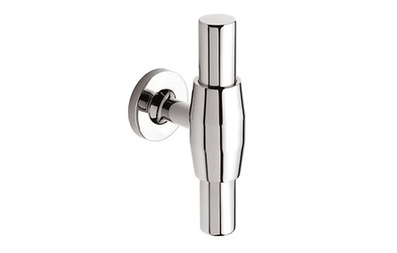 Added Bedford H884.72.BN T Handle Polished Nickel 160mm Hole Centre To Basket