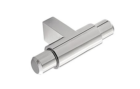 View Leeming H1003.62.BN T-Bar Handle Polished Nickel Central Hole Centre offered by HiF Kitchens