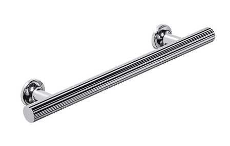 Added Strand H1144.242.BN Bar Handle Bright Nickel 192mm Hole Centre To Basket