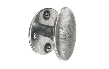 Added Barford K628.50.PE Knob Raw Pewter Central Hole Centre To Basket