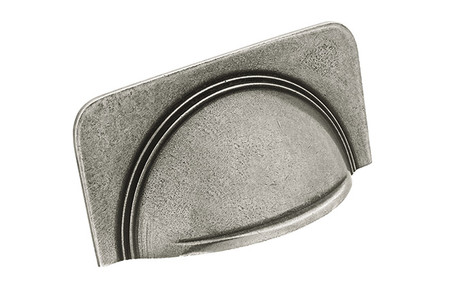 View Cromwell H1112.64.PE Cup Handle Raw Pewter 64mm Hole Centre offered by HiF Kitchens