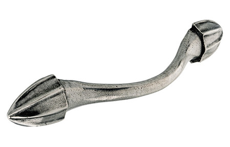View Hidcote H304.128.PE Bow Handle Raw Pewter 128mm Hole Centre  offered by HiF Kitchens