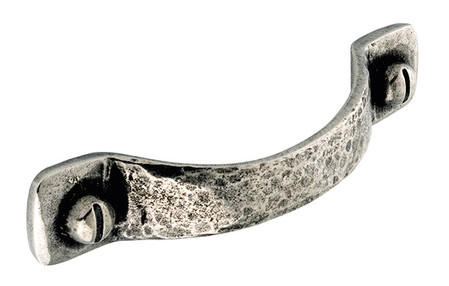 View Kilby H148.96.HPE Bow Handle Raw Pewter 96mm Hole Centre offered by HiF Kitchens