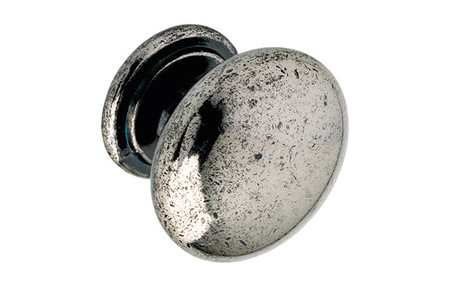 Added Stivichall K265.33.PE Knob Raw Pewter Effect Central Hole Centre To Basket