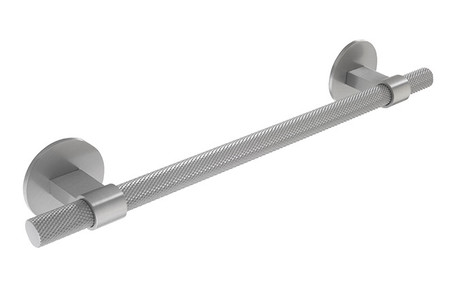 Added Knurled H1126.257B383SS Bar Handle Polished Stainless Steel Effect To Basket