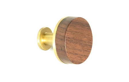 View Hampstead K1126.30.WABHB Knob Brushed Brass offered by HiF Kitchens